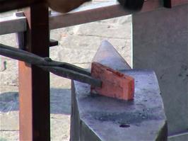 Iron forging on display at Landsgemeindeplatz, Zug